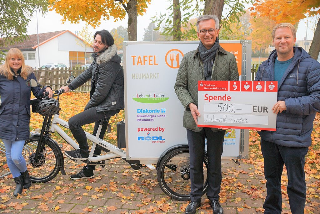 Unterstützung für den Leb-mit-Laden - Tafel Neumarkt