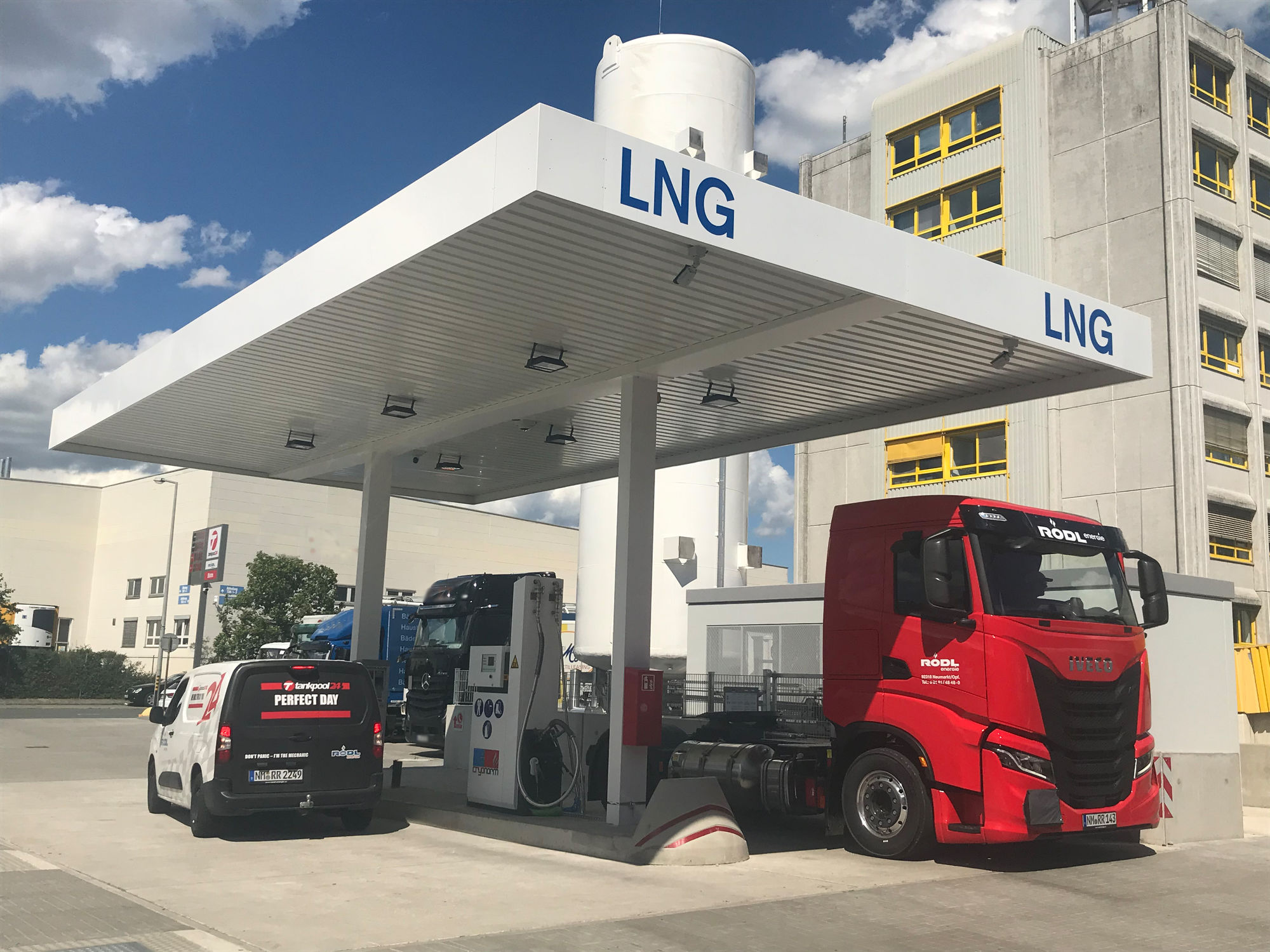 LNG-Tankstelle in Nürnberg eröffnet